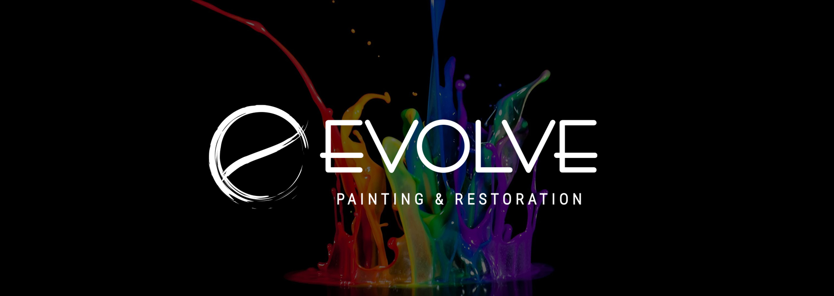 evolve painting and restoration branding