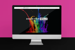 evolve painting web design