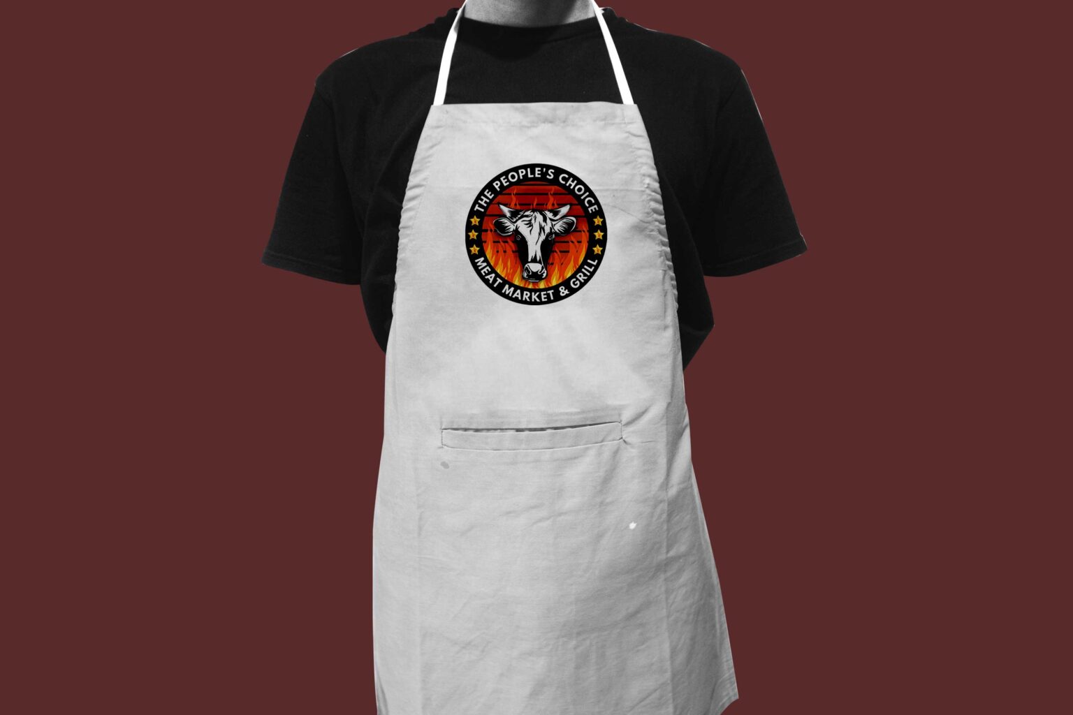 pc meat market apron design